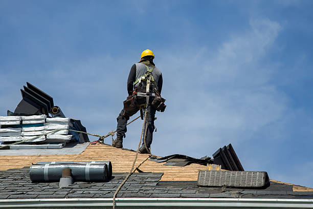 Professional Roofing technician working in Wilburton, OK